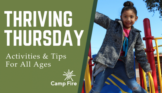 Thriving Thursday. Activities and tips for all ages.