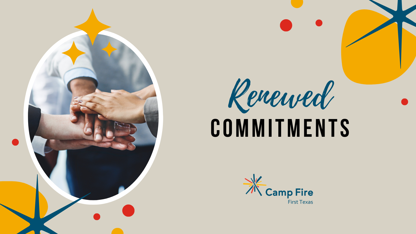 Renewed Commitments, a Camp Fire First Texas blog by Julia Summers