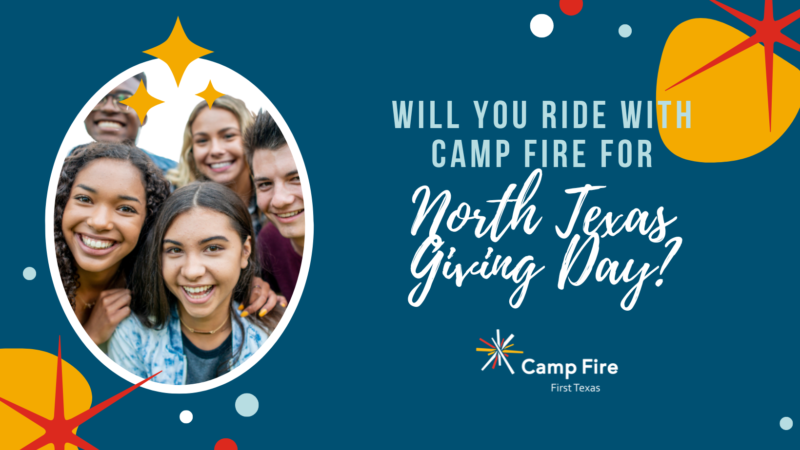 Will you RIDE with Camp Fire on North Texas Giving Day?