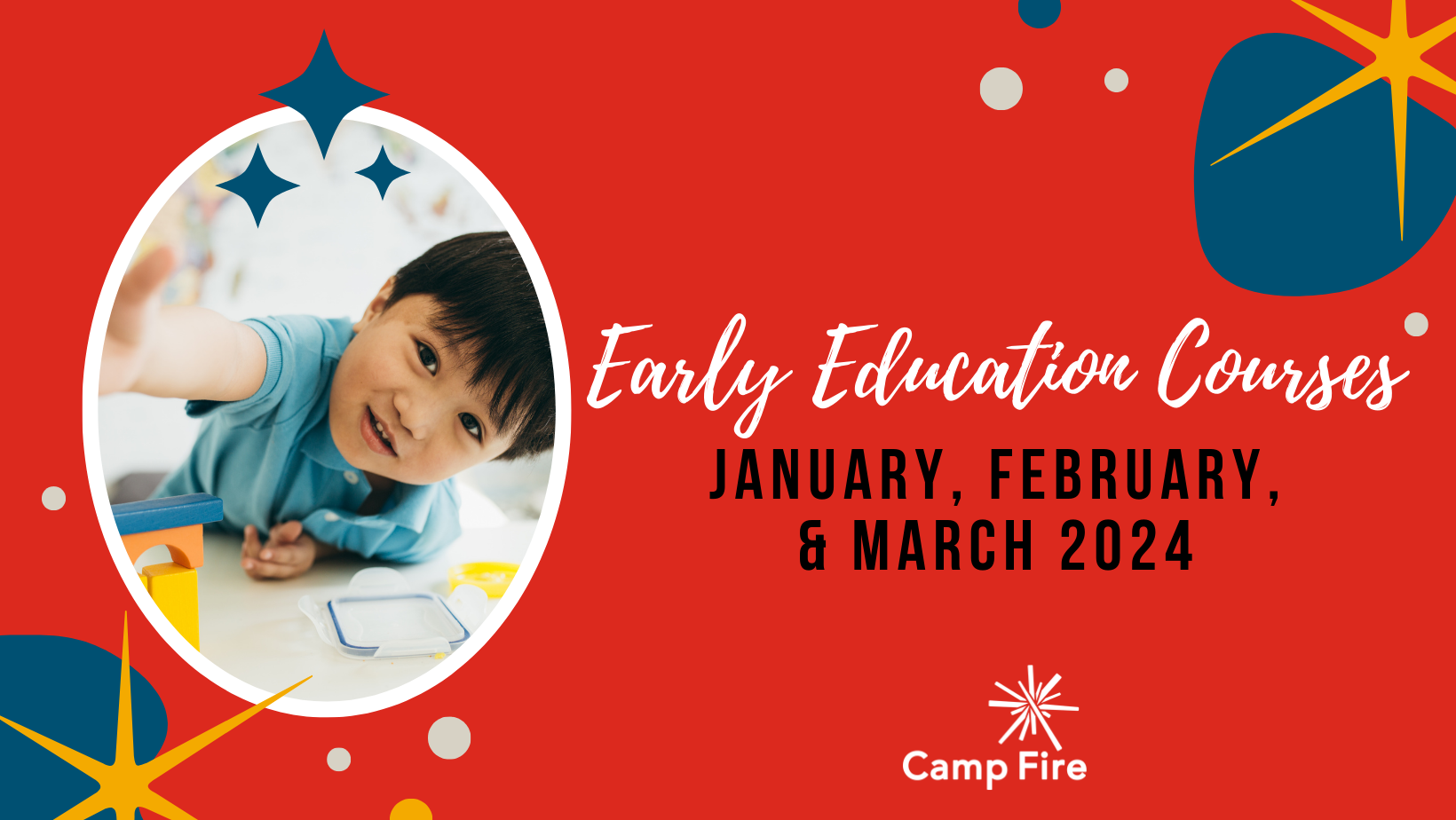 Early Education Courses: October, November & December 2023, a Camp Fire First Texas blo2g
